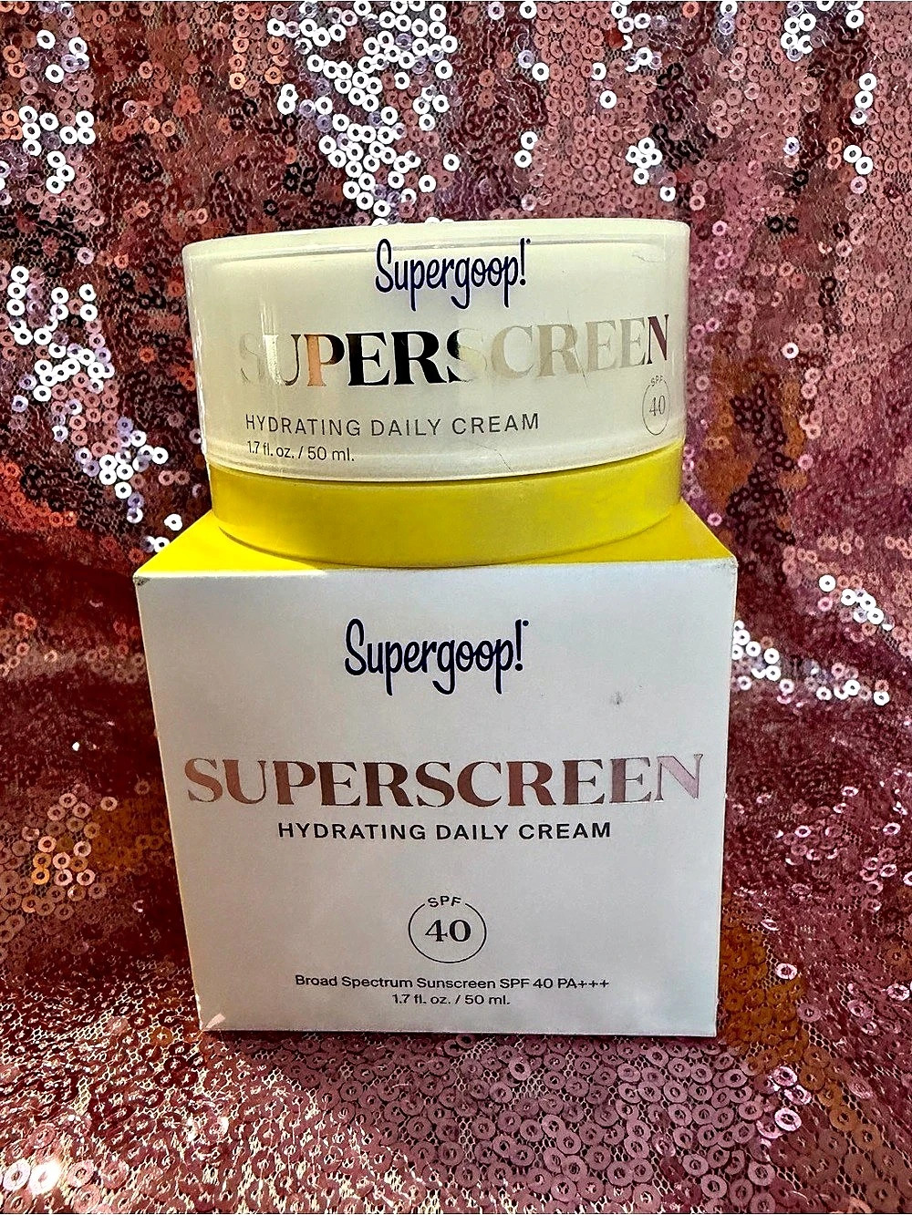Supergoop! Superscreen Hydrating Daily Cream SPF 40!
